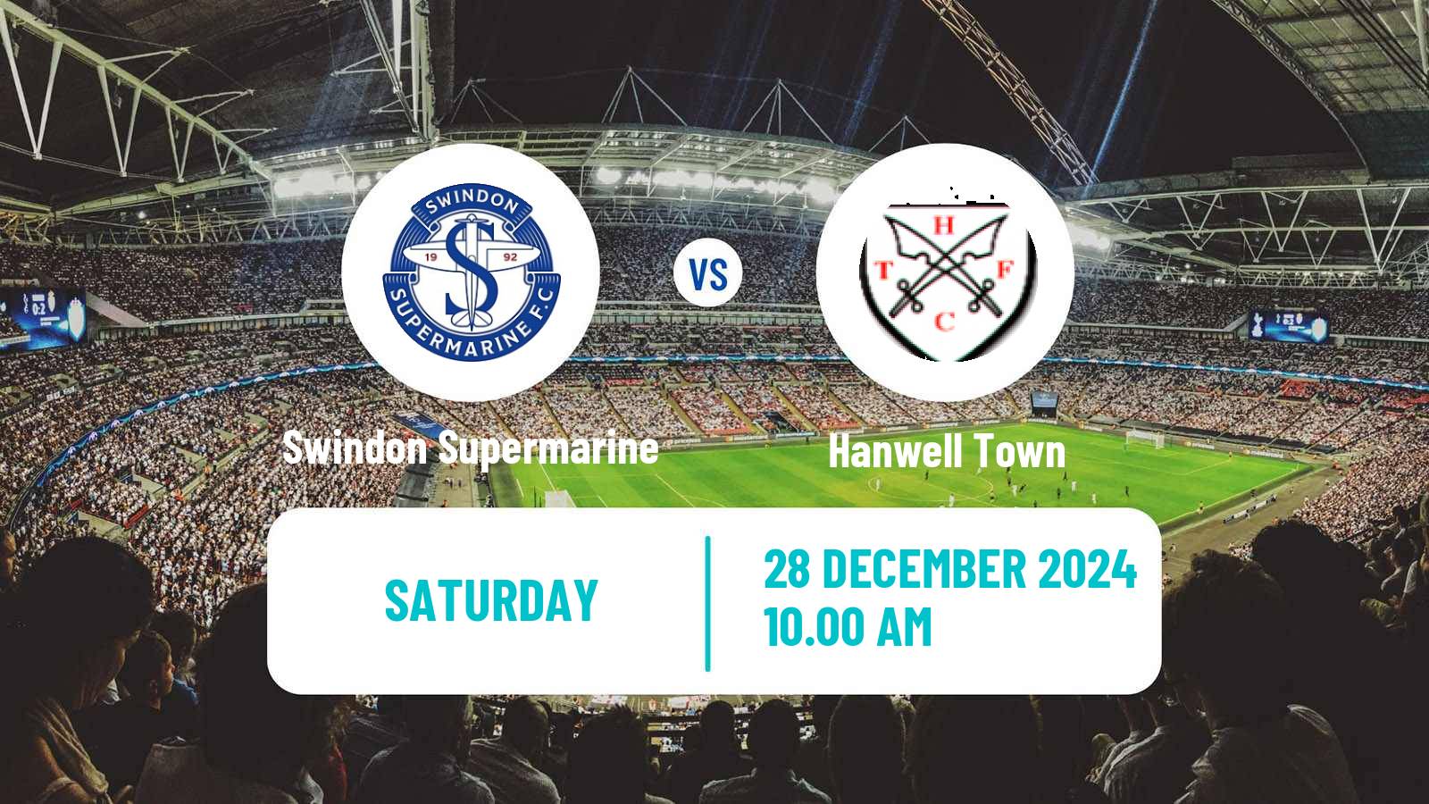 Soccer English Southern League South Division Swindon Supermarine - Hanwell Town