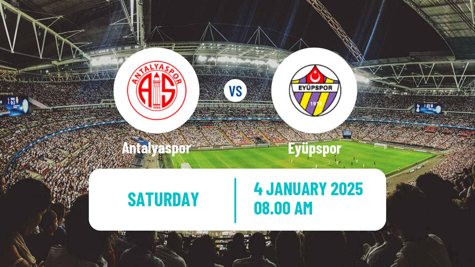 Soccer Turkish Super League Antalyaspor - Eyüpspor