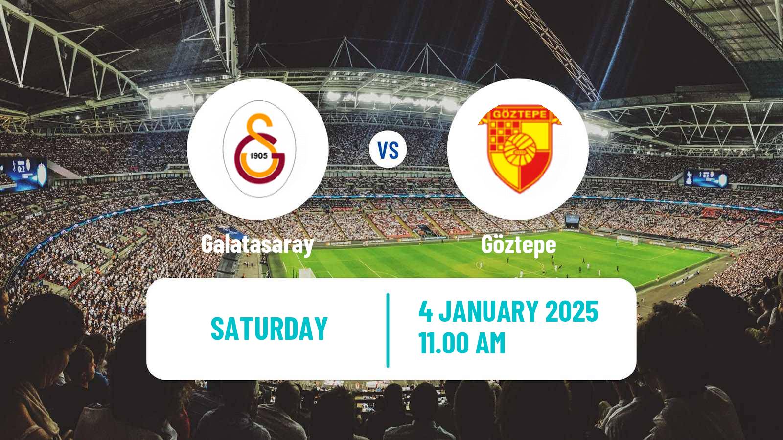 Soccer Turkish Super League Galatasaray - Göztepe