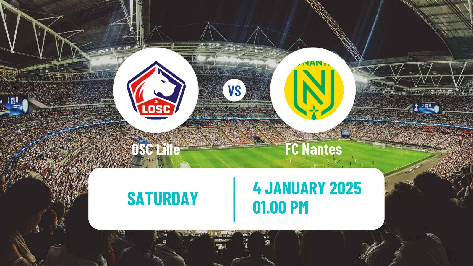 Soccer French Ligue 1 Lille - Nantes