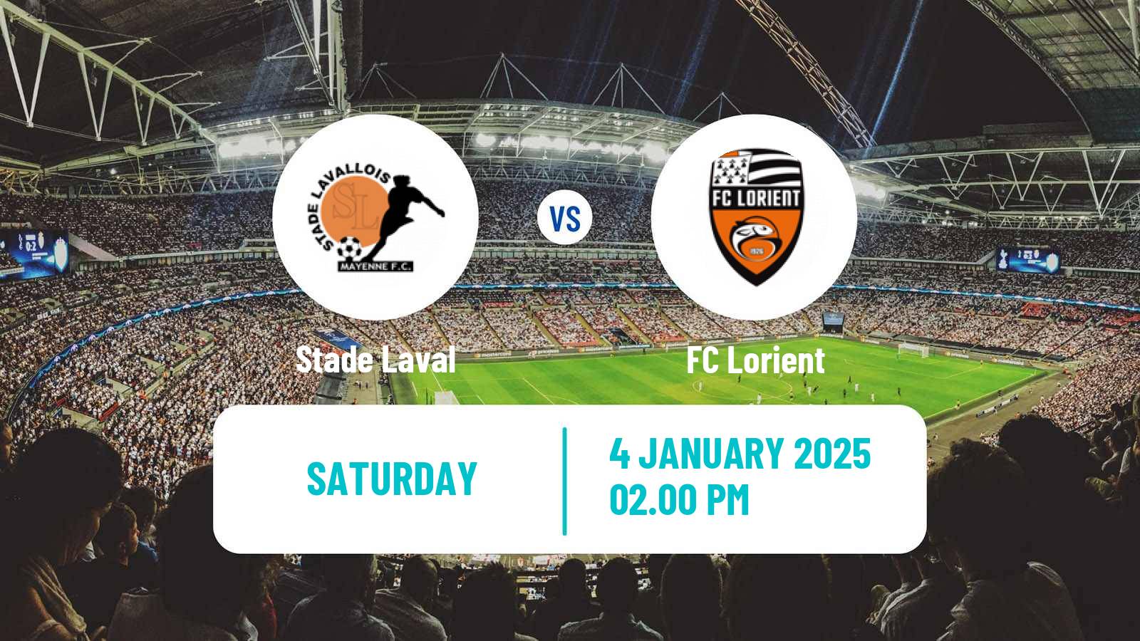 Soccer French Ligue 2 Laval - Lorient