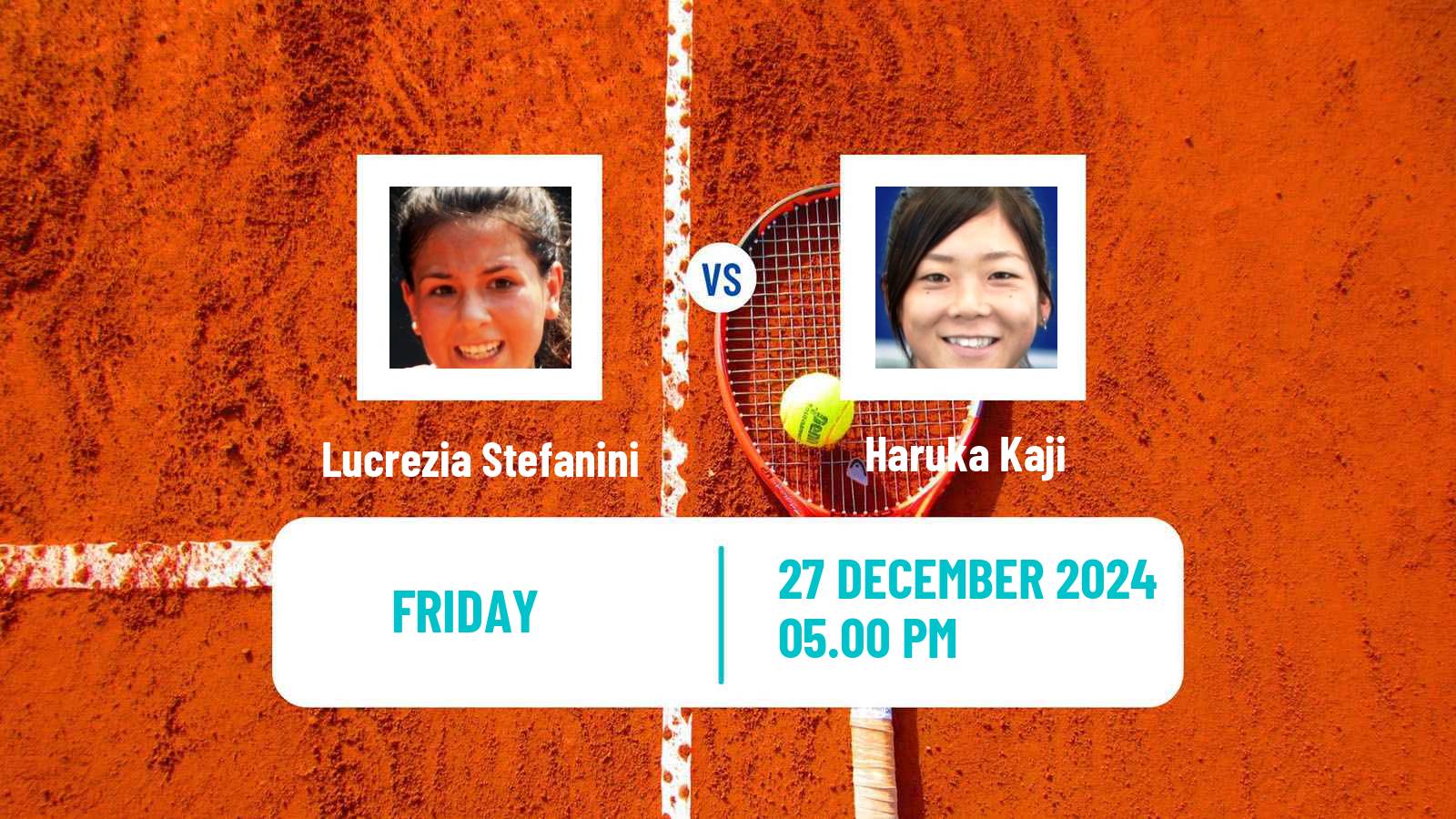 Tennis WTA Auckland Lucrezia Stefanini - Haruka Kaji