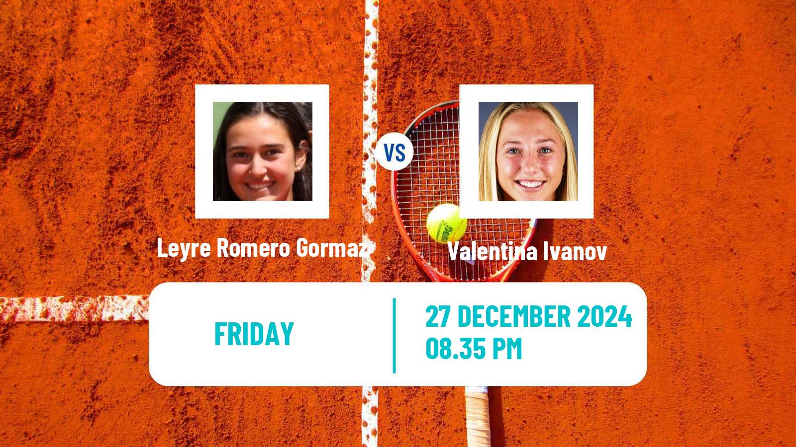 Tennis WTA Auckland Leyre Romero Gormaz - Valentina Ivanov