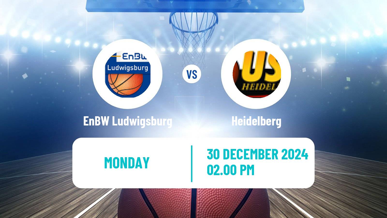 Basketball German BBL EnBW Ludwigsburg - Heidelberg