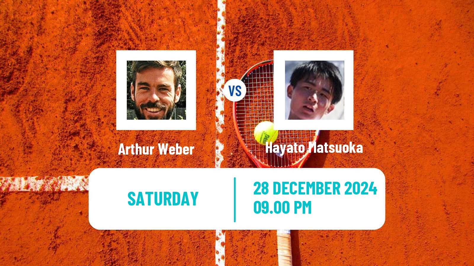 Tennis ITF M15 Bali 4 Men Arthur Weber - Hayato Matsuoka