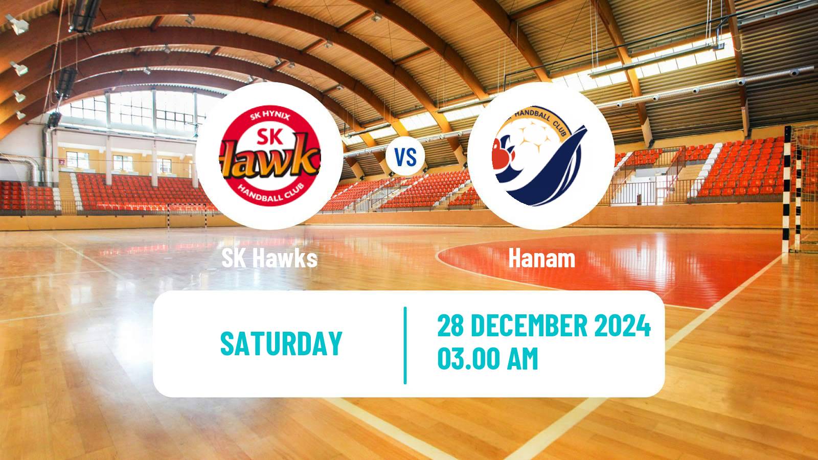 Handball South Korean 1st League Handball SK Hawks - Hanam