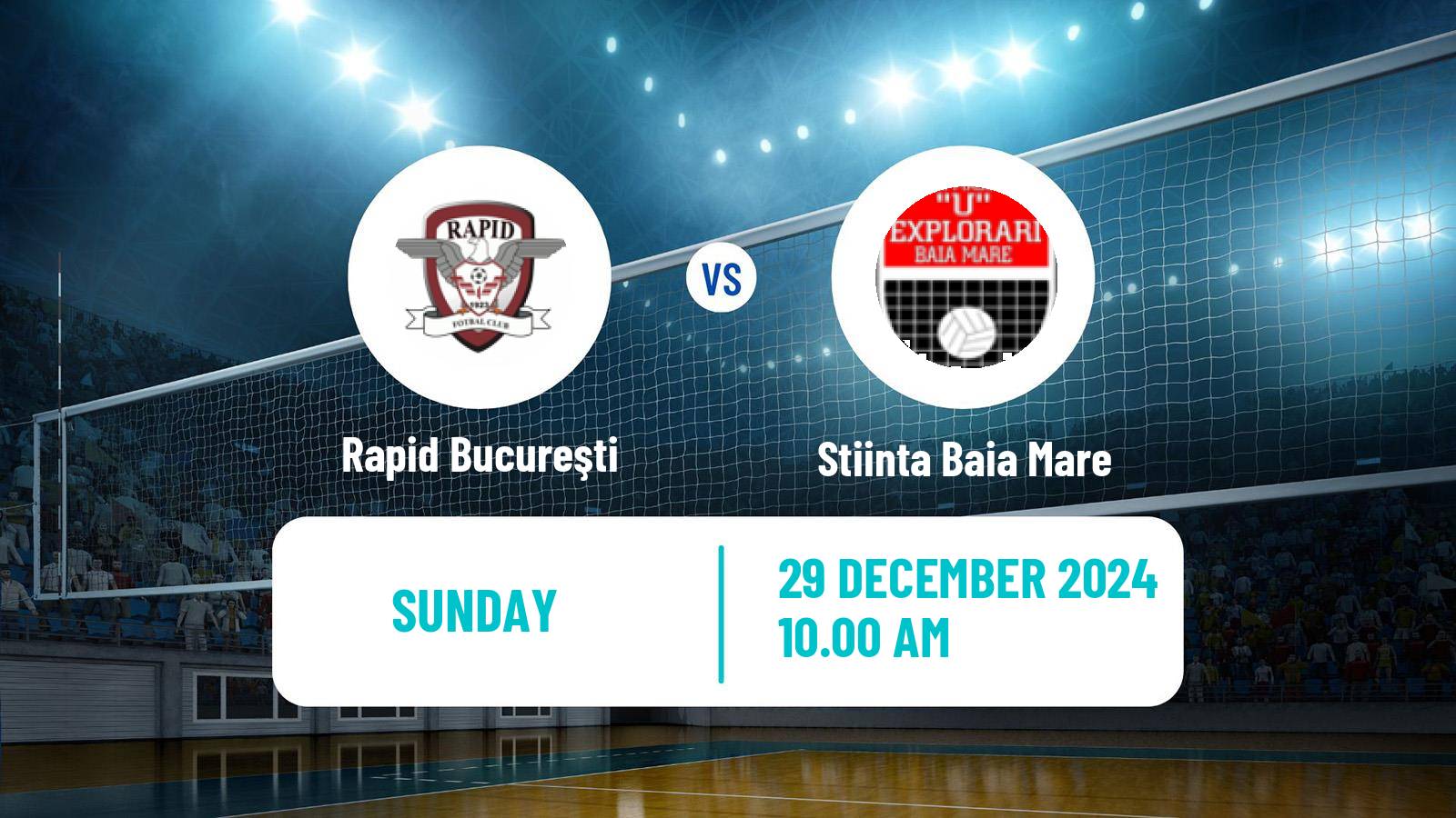 Volleyball Romanian Divizia A1 Volleyball Rapid Bucureşti - Stiinta Baia Mare