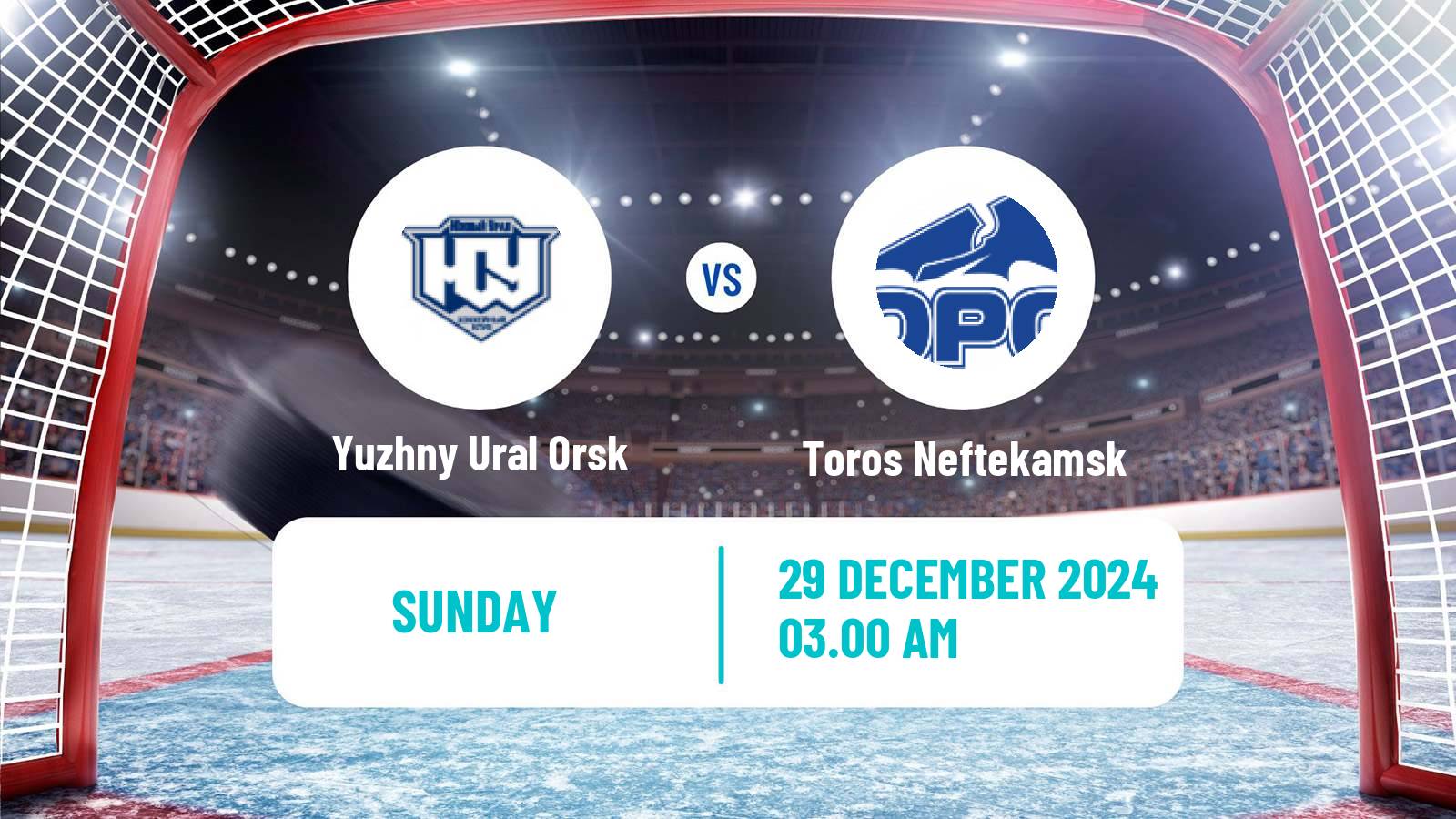 Hockey VHL Yuzhny Ural Orsk - Toros Neftekamsk