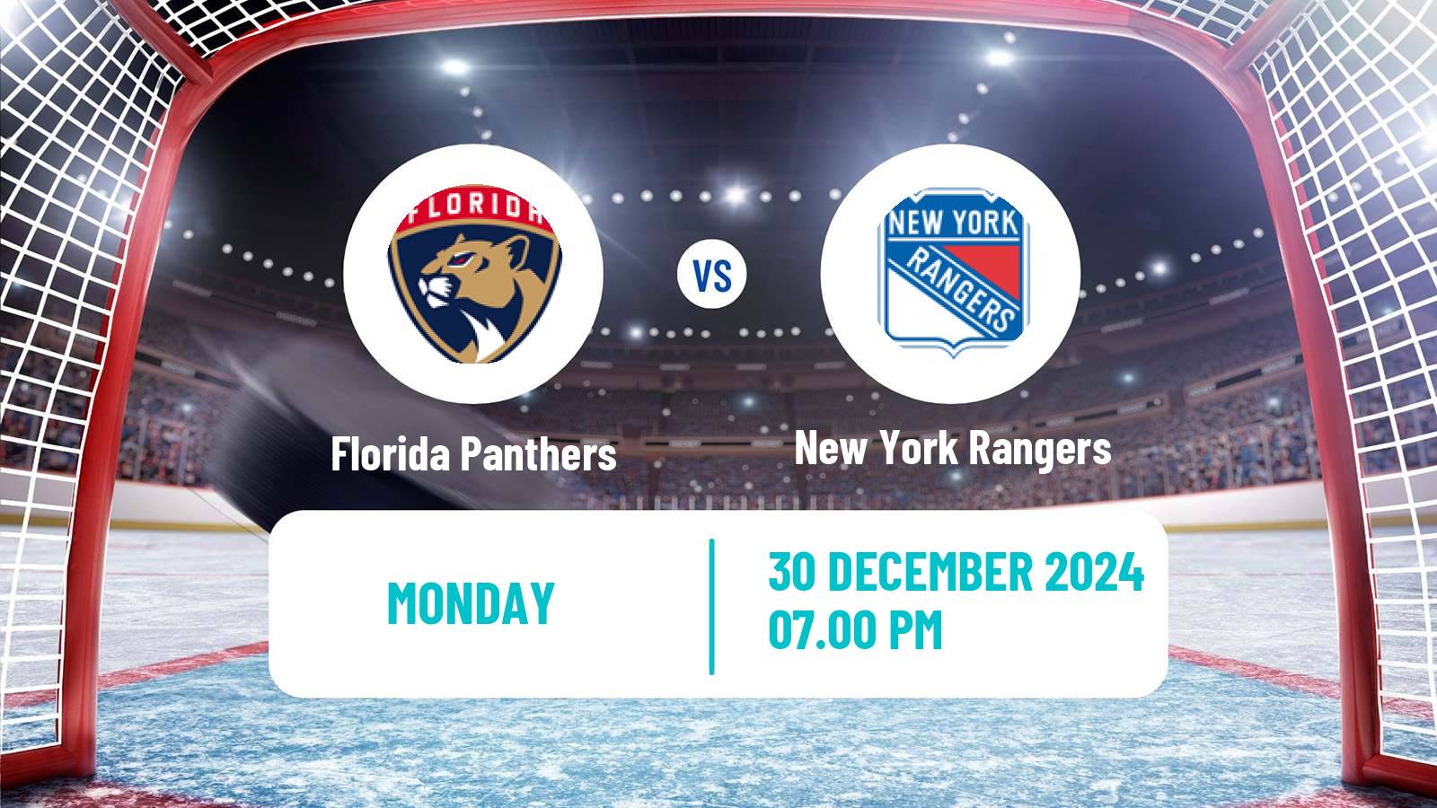 Hockey NHL Florida Panthers - New York Rangers