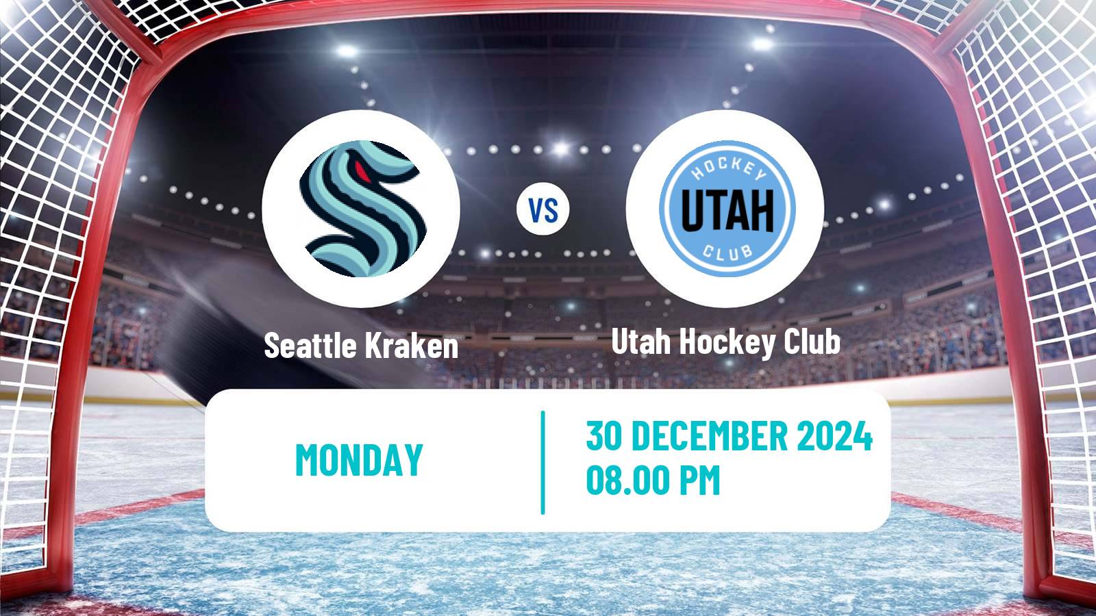 Hockey NHL Seattle Kraken - Utah Hockey Club