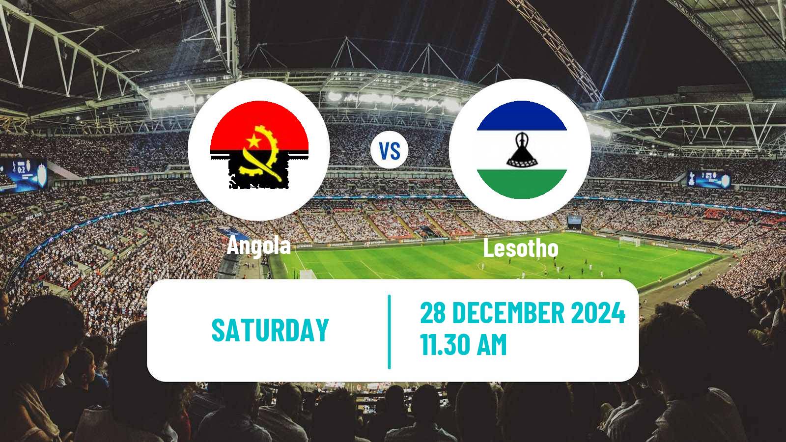 Soccer African Nations Championship Angola - Lesotho