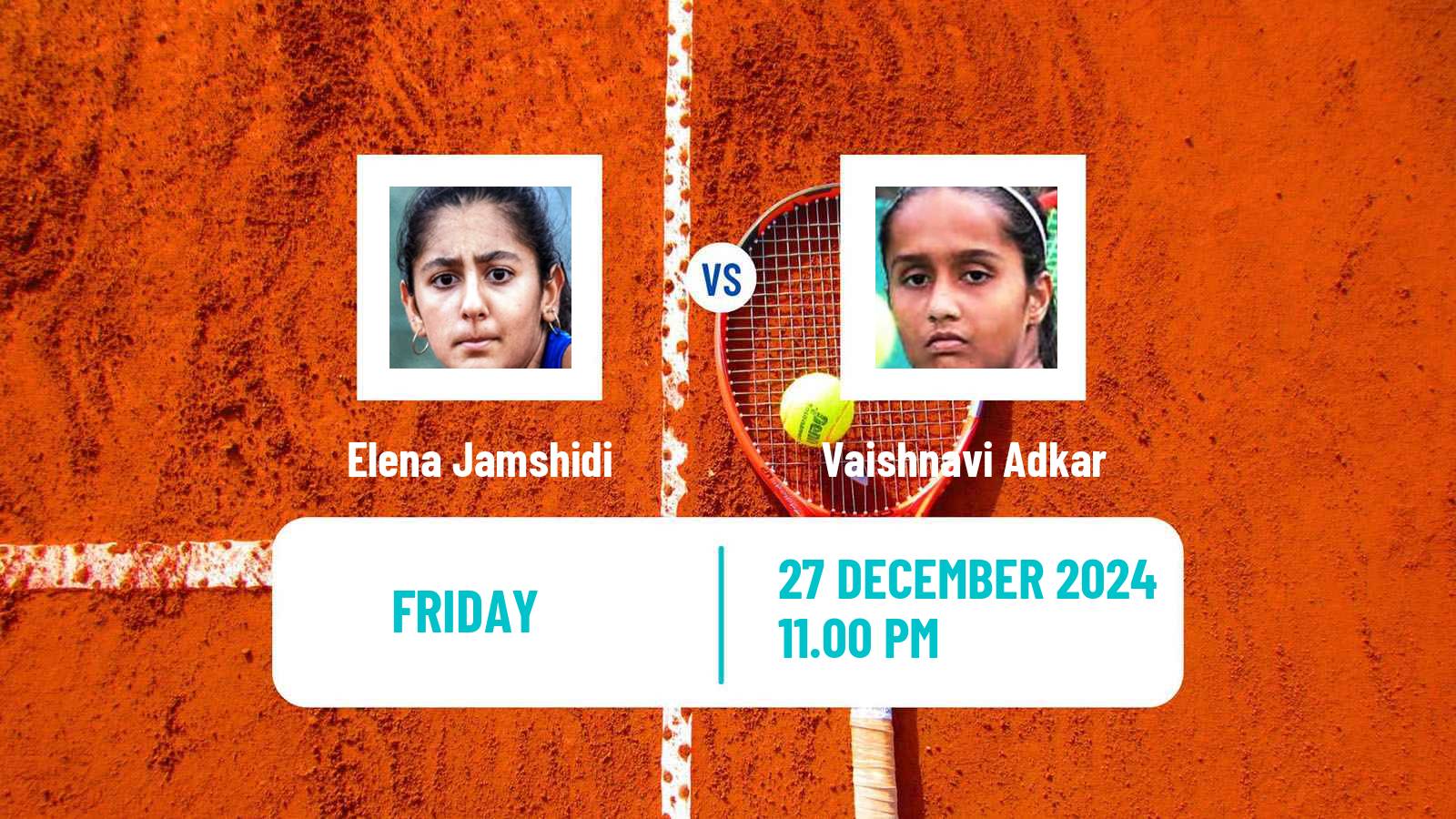 Tennis ITF W15 Ahmedabad Women Elena Jamshidi - Vaishnavi Adkar