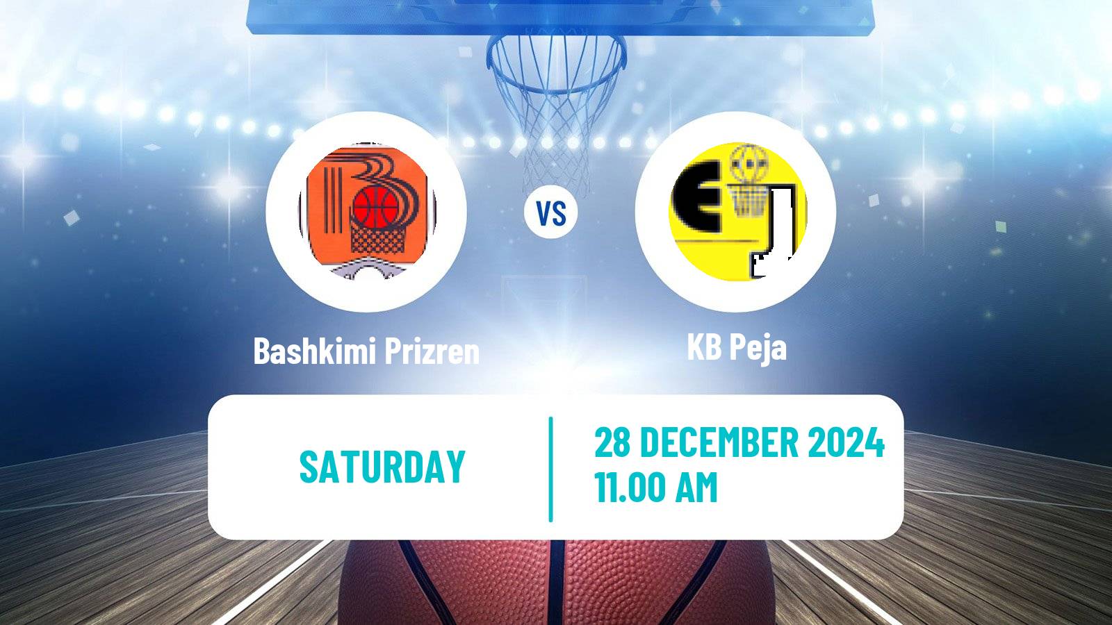 Basketball Kosovo Superliga Basketball Bashkimi Prizren - Peja