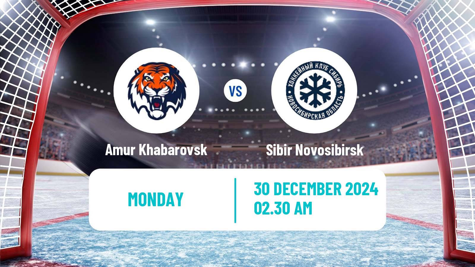 Hockey KHL Amur Khabarovsk - Sibir Novosibirsk