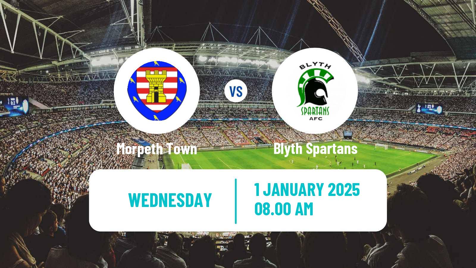 Soccer English NPL Premier Division Morpeth Town - Blyth Spartans