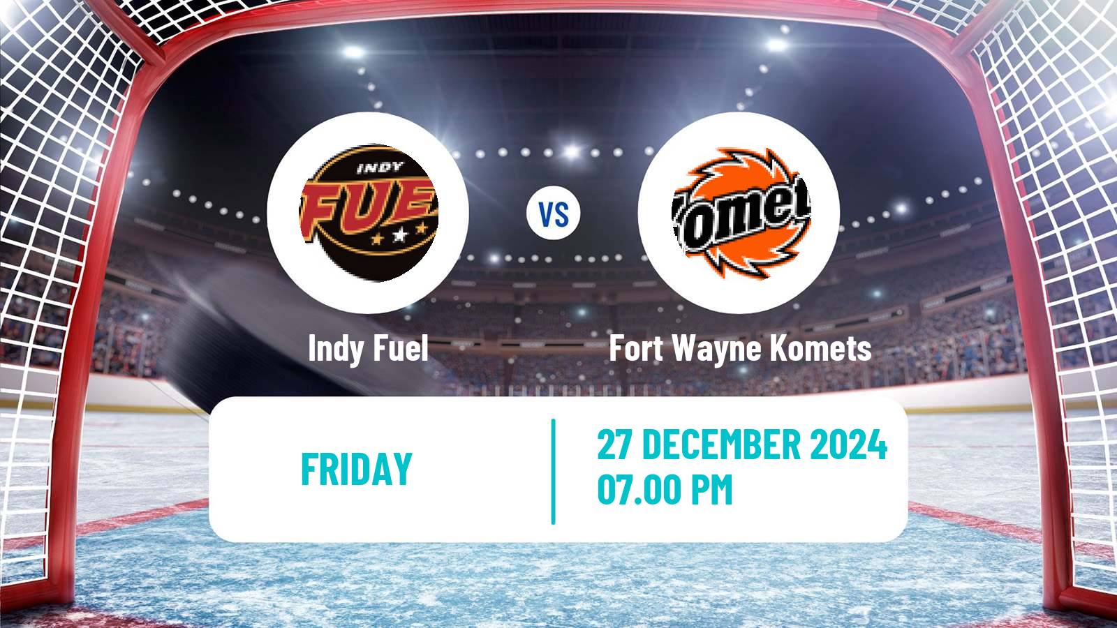 Hockey ECHL Indy Fuel - Fort Wayne Komets