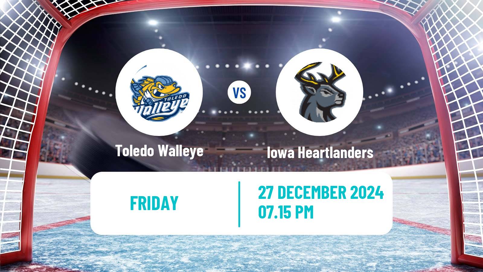 Hockey ECHL Toledo Walleye - Iowa Heartlanders