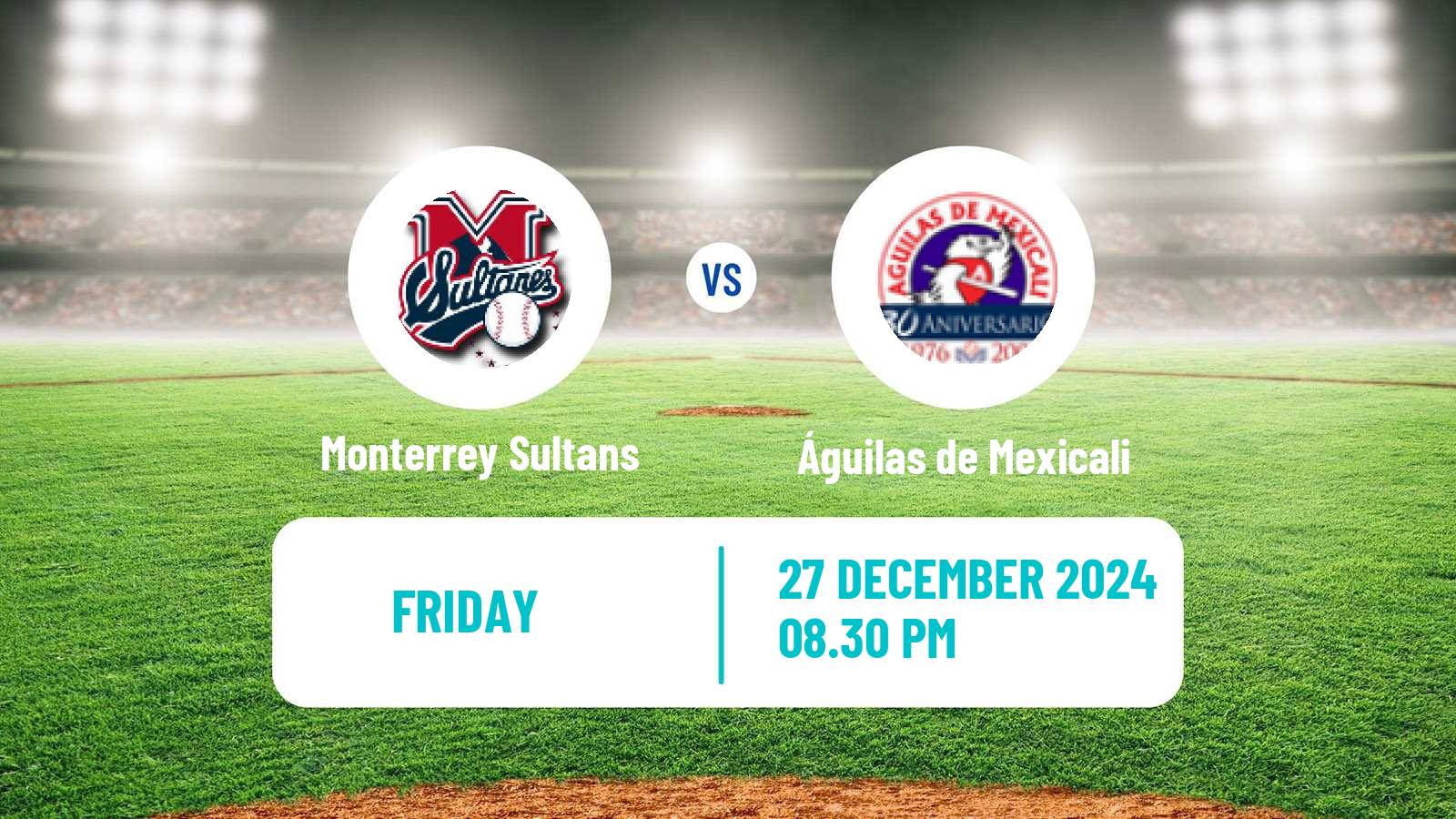 Baseball LMP Monterrey Sultans - Águilas de Mexicali