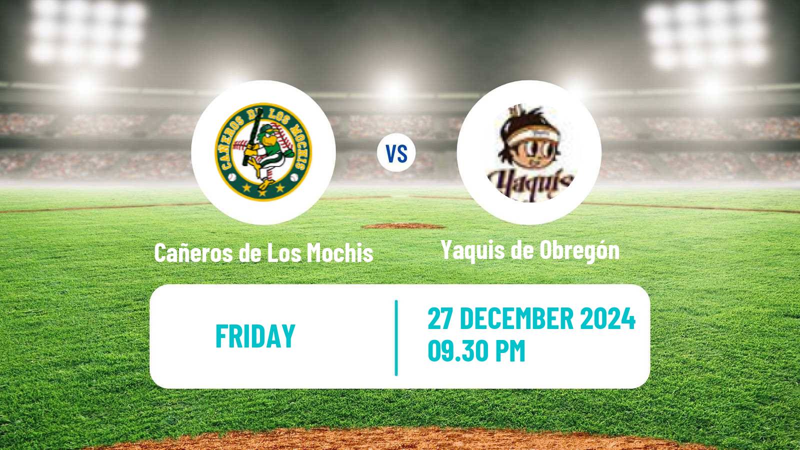 Baseball LMP Cañeros de Los Mochis - Yaquis de Obregón