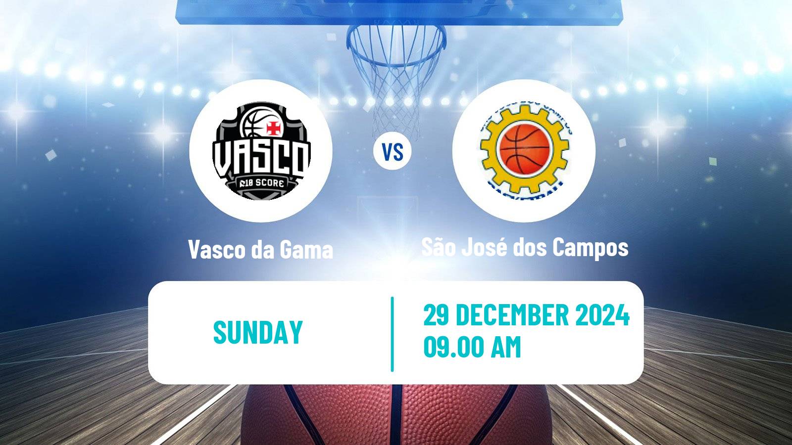 Basketball Brazilian NBB Vasco da Gama - São José dos Campos