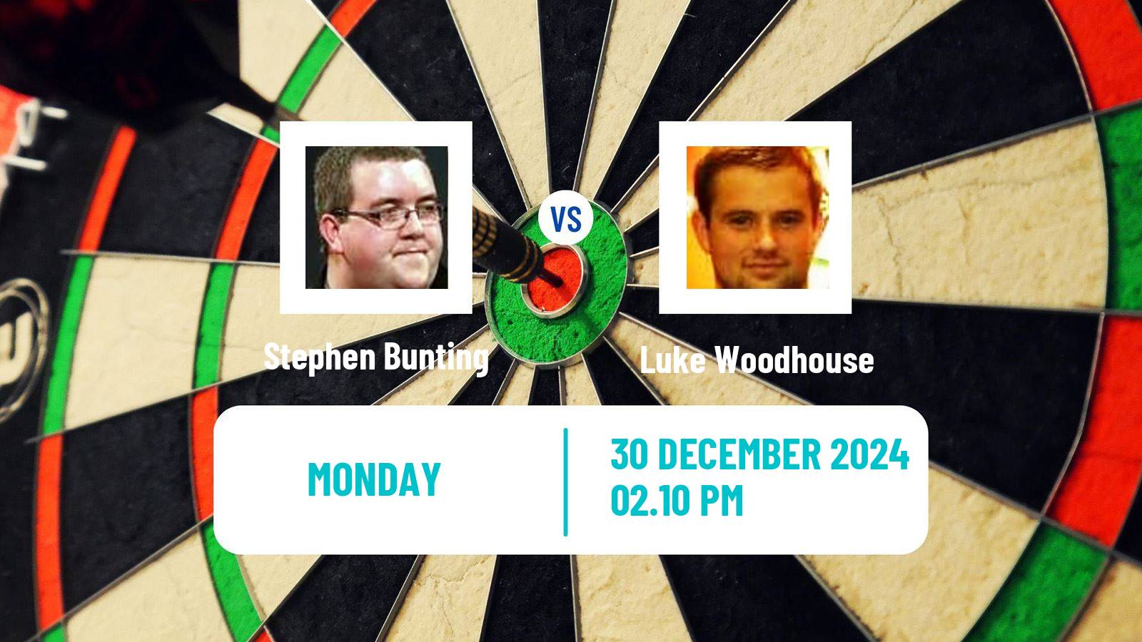 Darts PDC World Championship Stephen Bunting - Luke Woodhouse