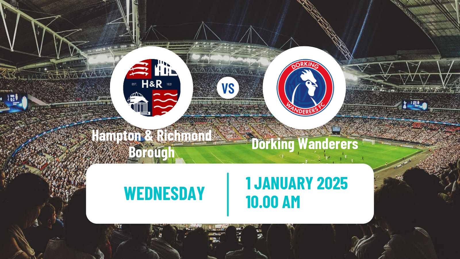 Soccer English National League South Hampton & Richmond Borough - Dorking Wanderers