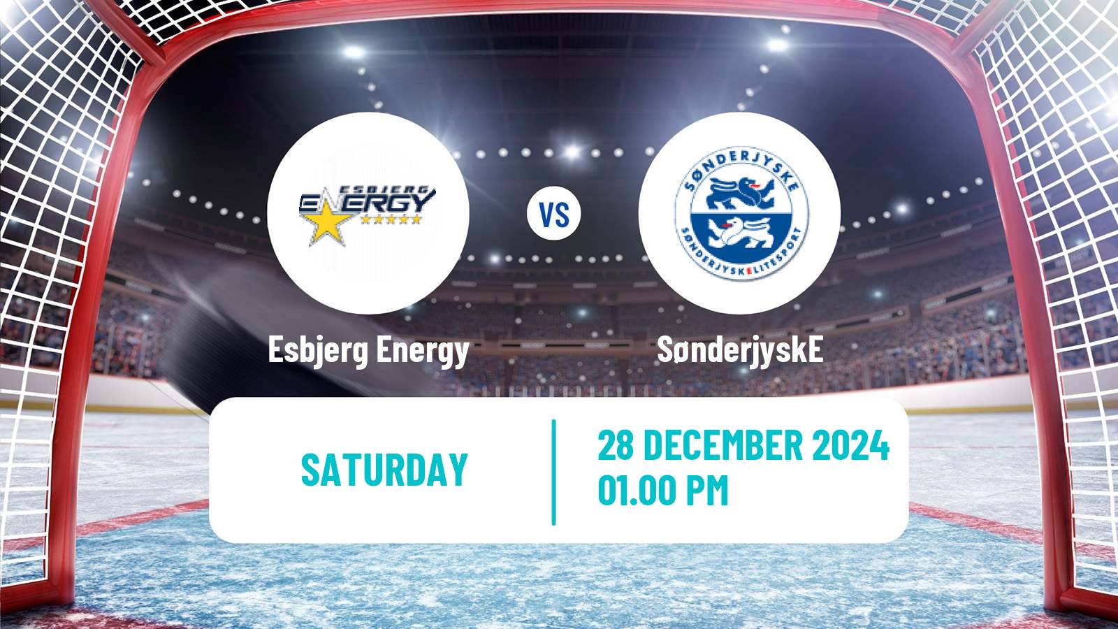 Hockey Danish Ishockey Ligaen Esbjerg Energy - SønderjyskE