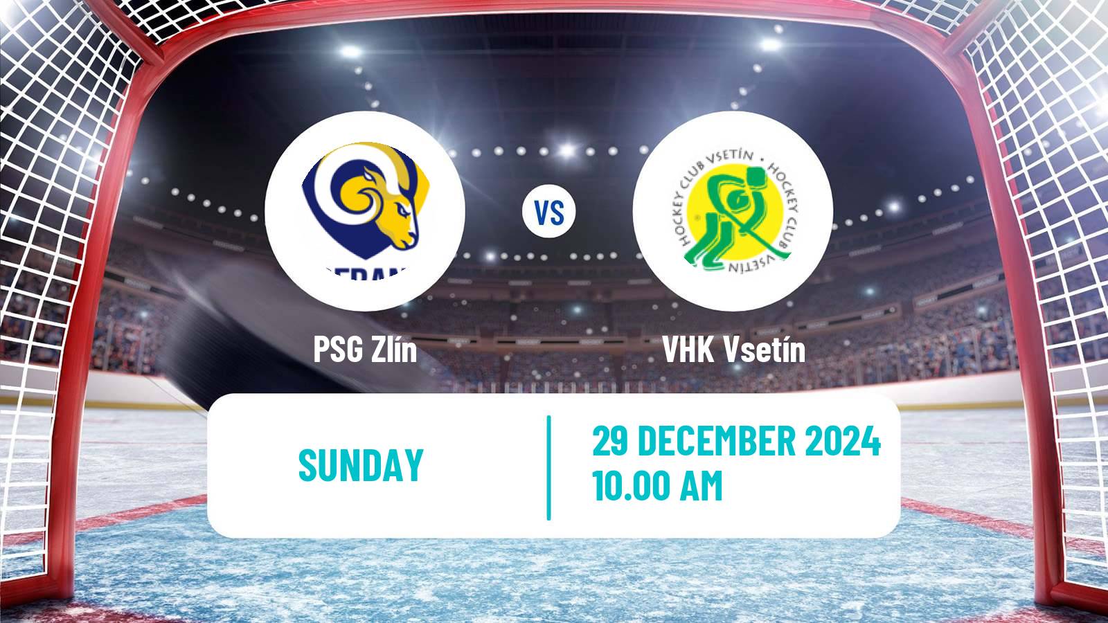 Hockey Czech Chance Liga PSG Zlín - Vsetín