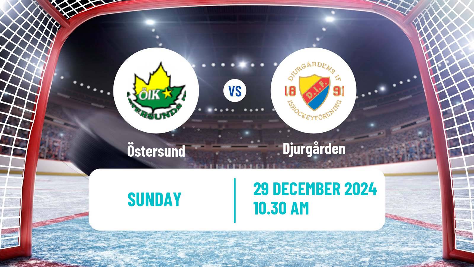 Hockey Swedish Hockey Allsvenskan Östersund - Djurgården