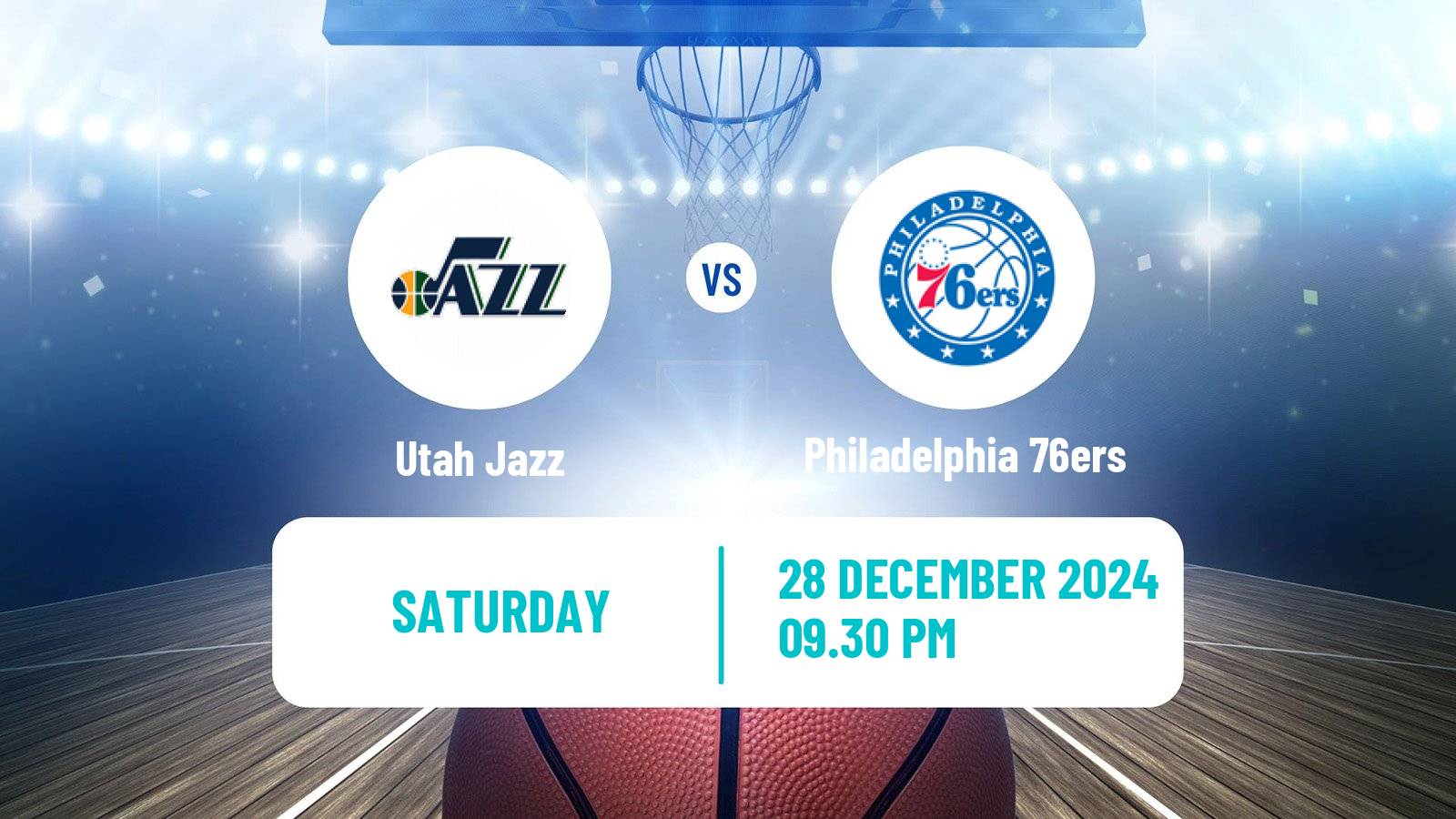 Basketball NBA Utah Jazz - Philadelphia 76ers