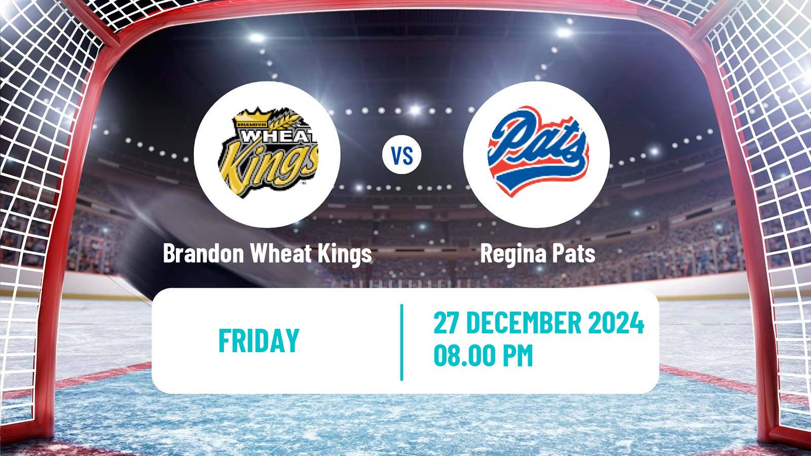 Hockey WHL Brandon Wheat Kings - Regina Pats