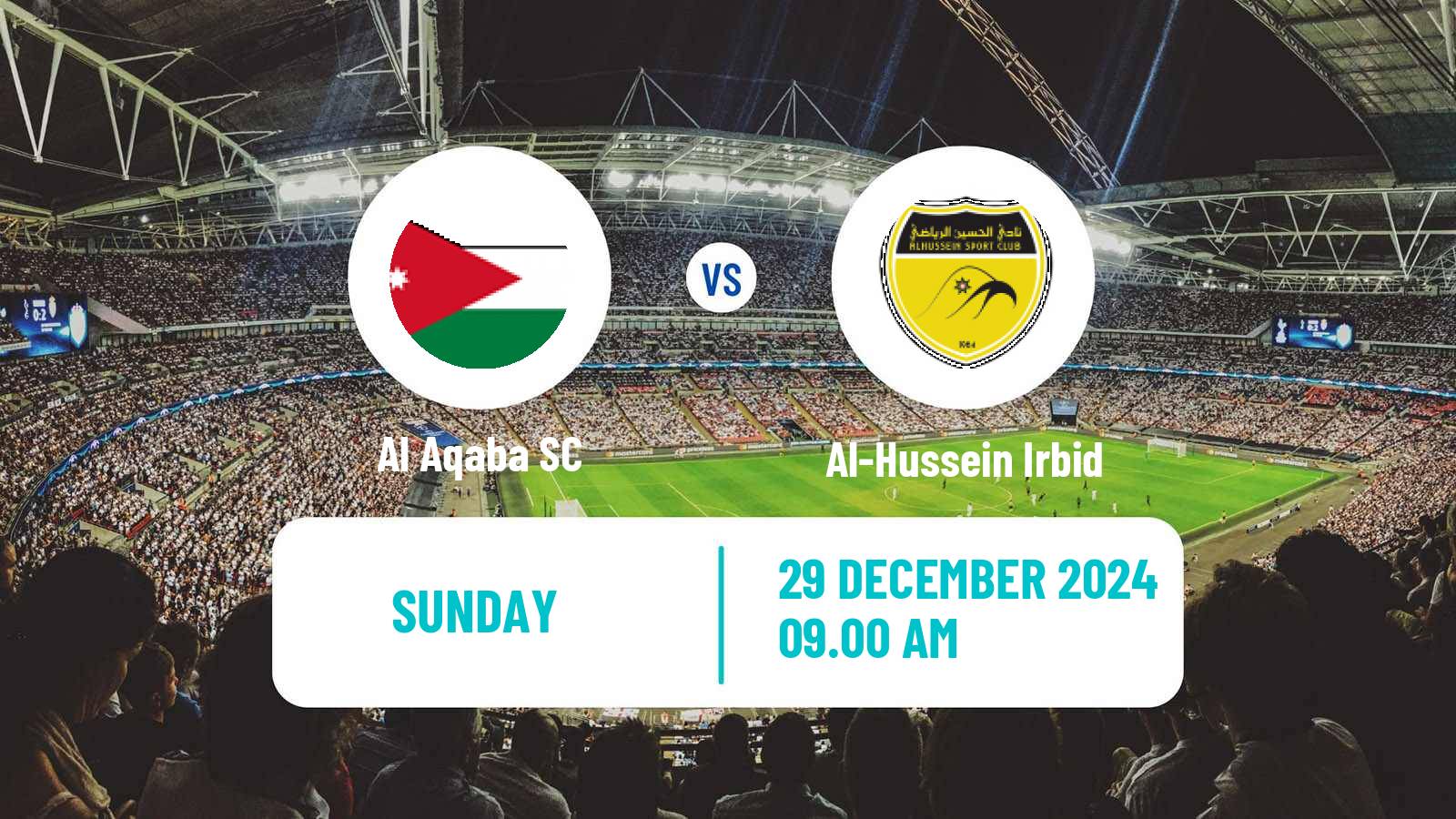 Soccer Jordan Premier League Al Aqaba - Al-Hussein Irbid