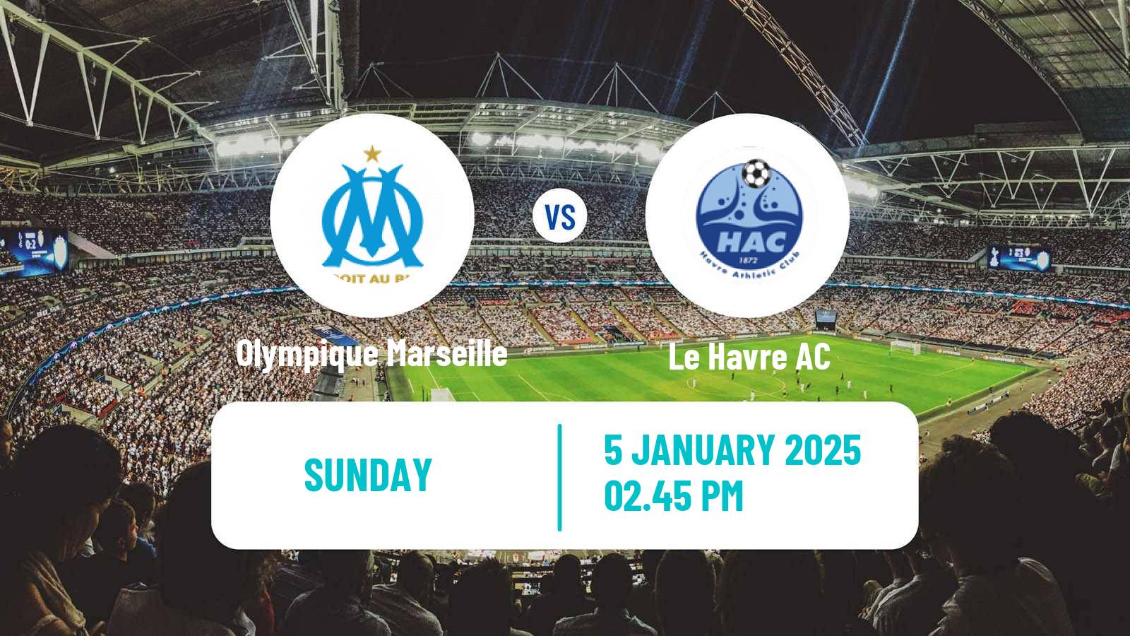 Soccer French Ligue 1 Olympique Marseille - Le Havre