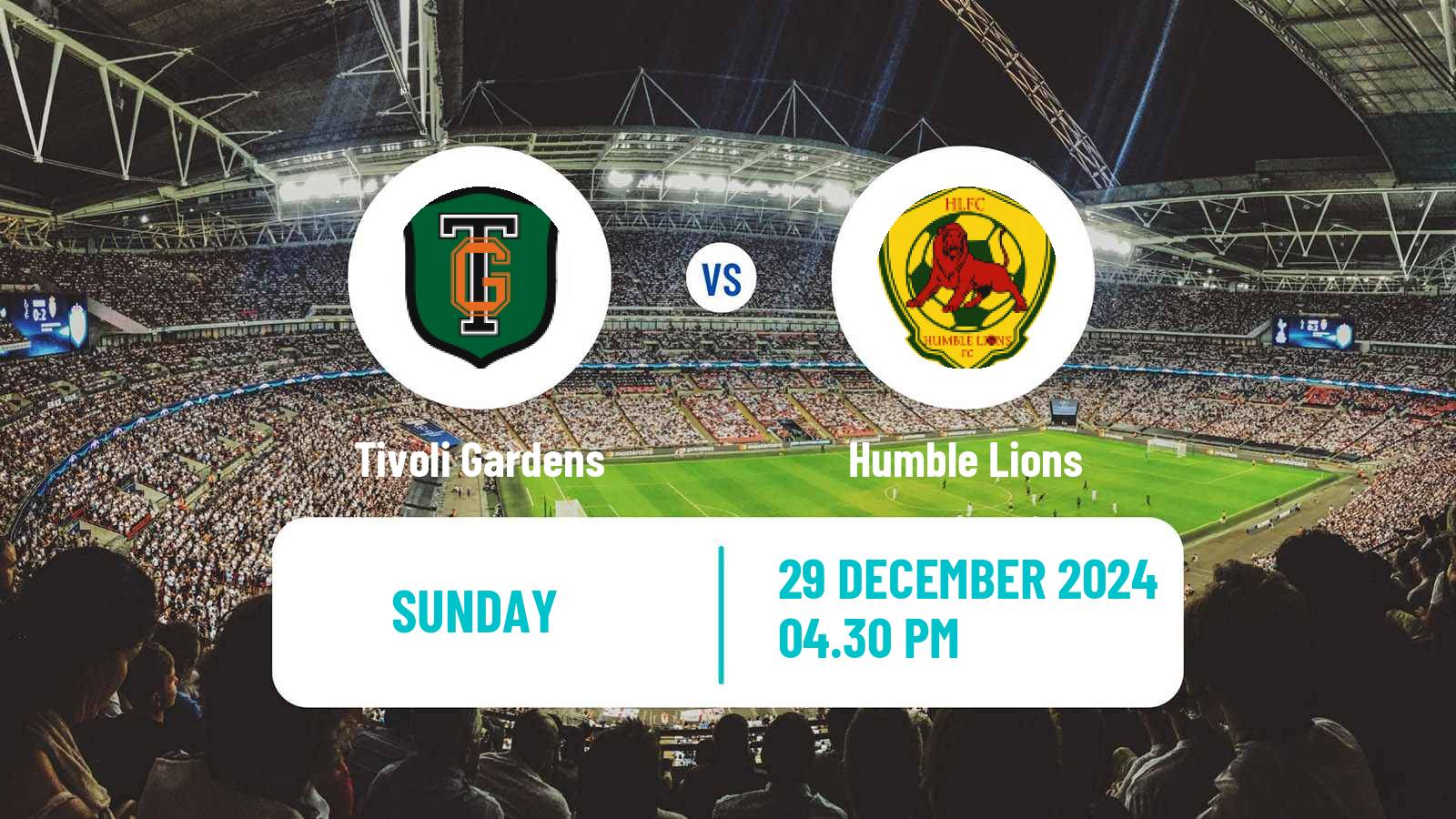 Soccer Jamaica National Premier League Tivoli Gardens - Humble Lions