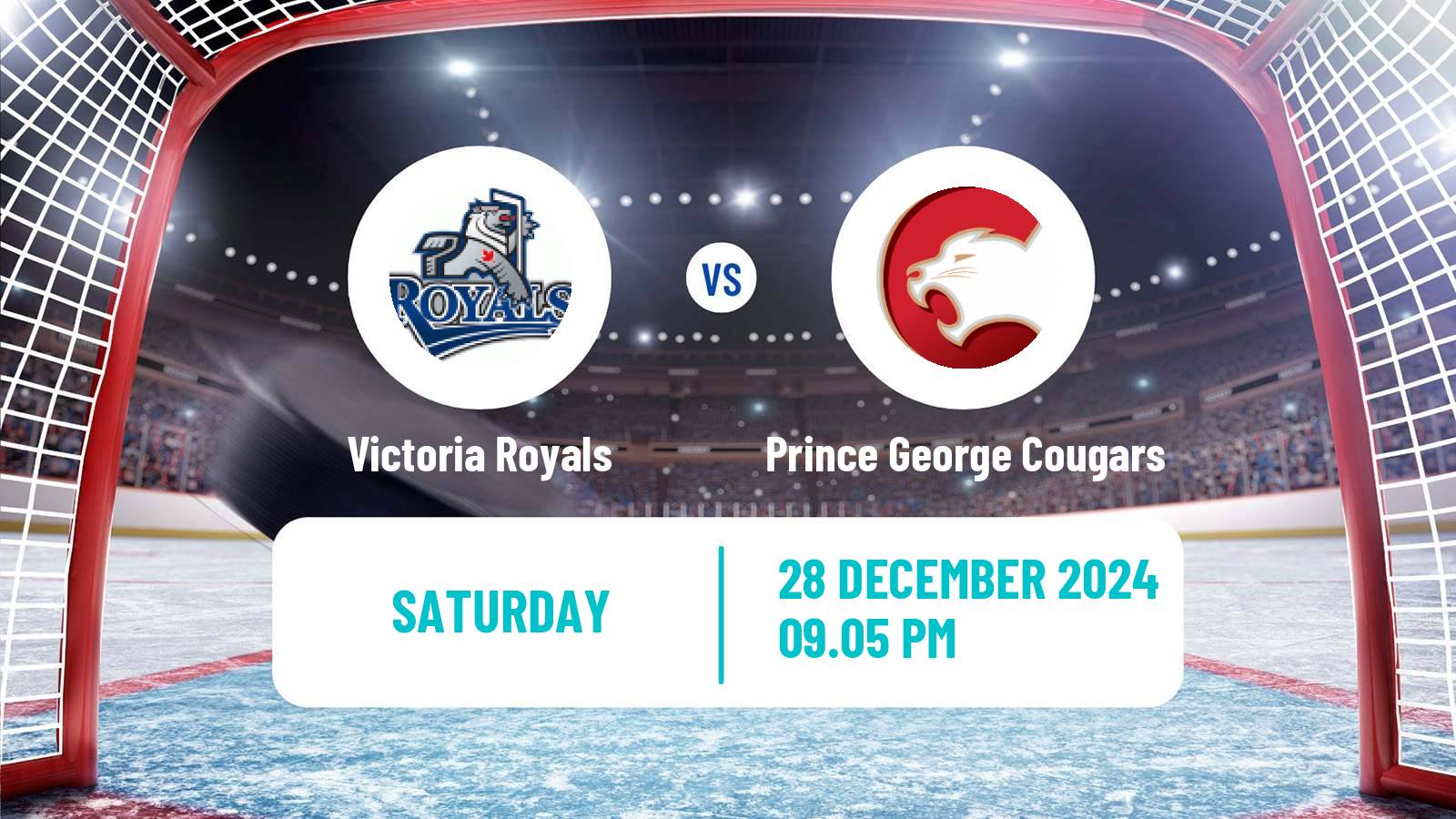 Hockey WHL Victoria Royals - Prince George Cougars