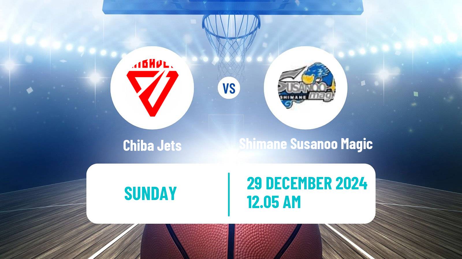 Basketball BJ League Chiba Jets - Shimane Susanoo Magic