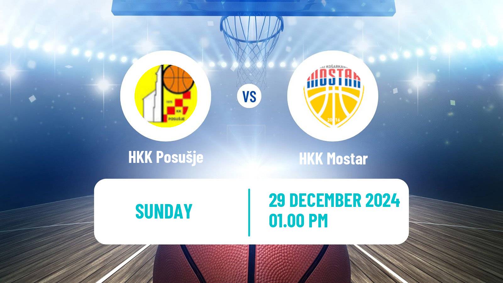 Basketball Bosnian Prvenstvo Basketball Posušje - HKK Mostar