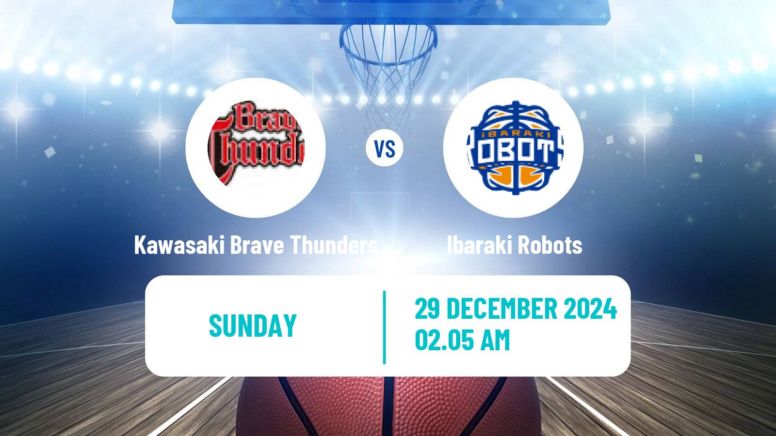 Basketball BJ League Kawasaki Brave Thunders - Ibaraki Robots