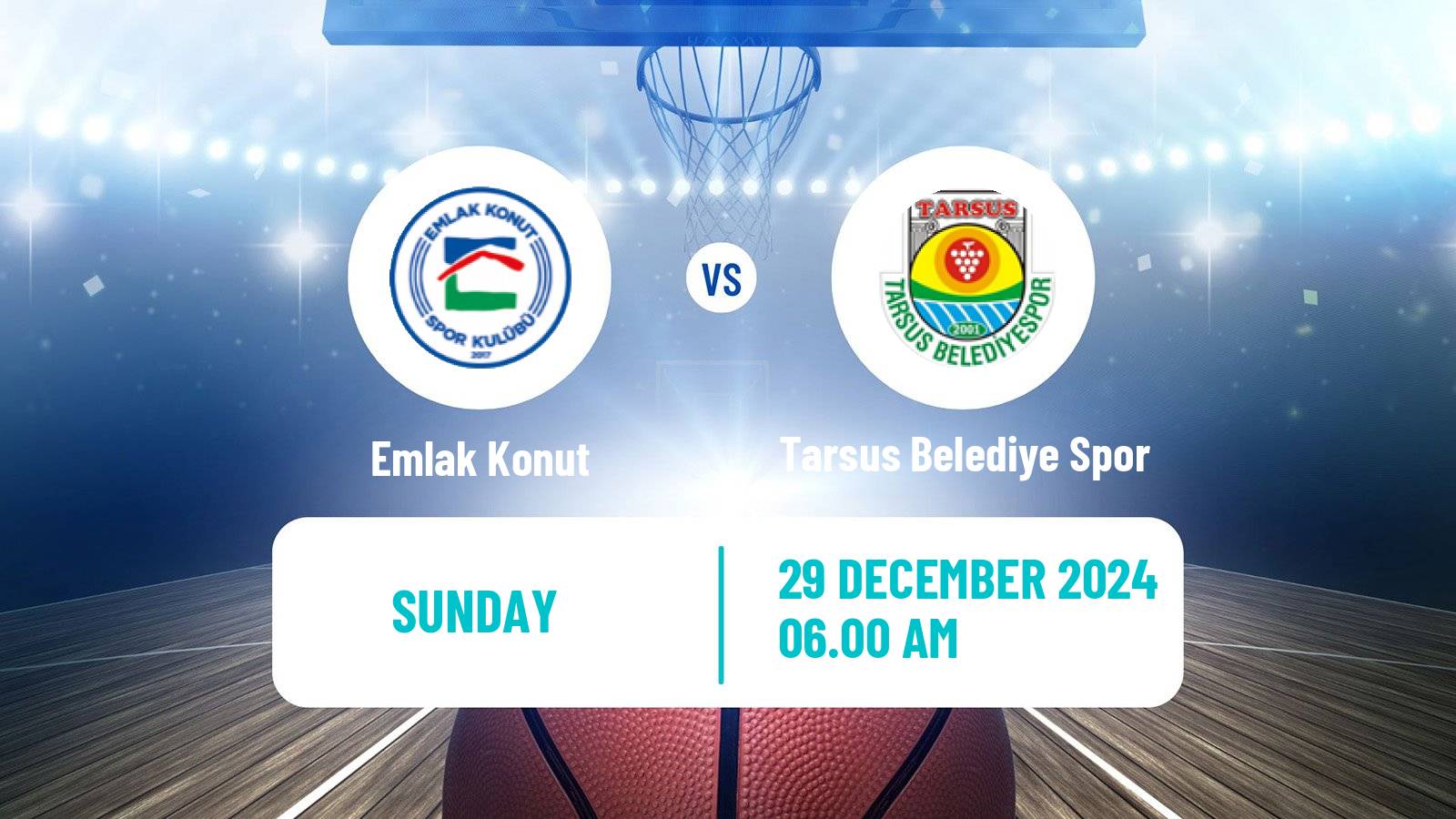 Basketball Turkish Basketball League Women Emlak Konut - Tarsus Belediye Spor