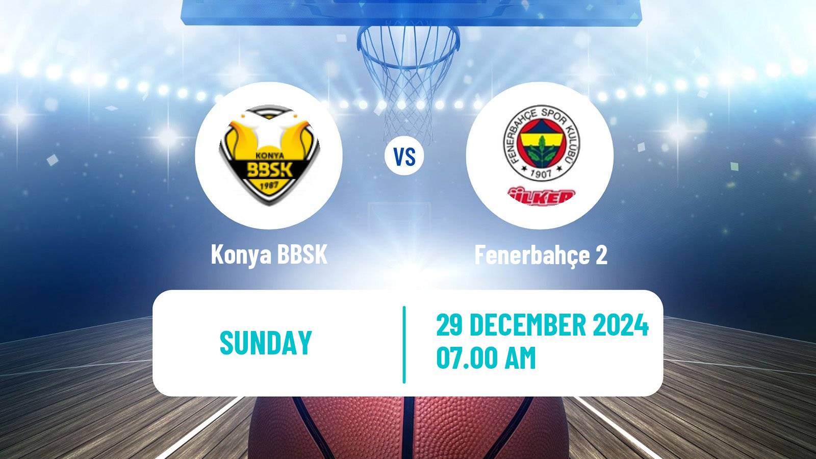 Basketball Turkish TBL Konya BBSK - Fenerbahçe 2