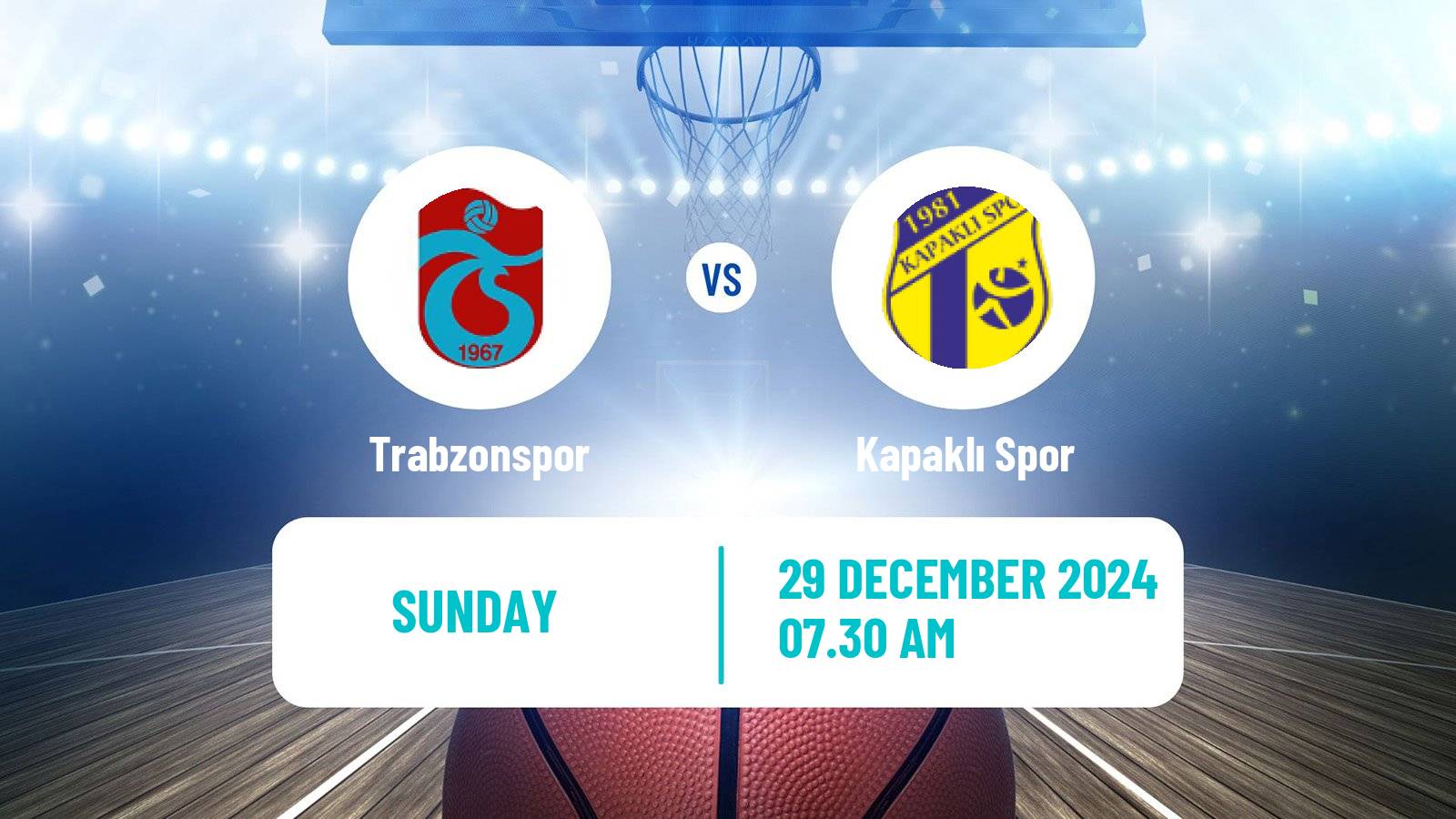 Basketball Turkish TBL Trabzonspor - Kapaklı Spor