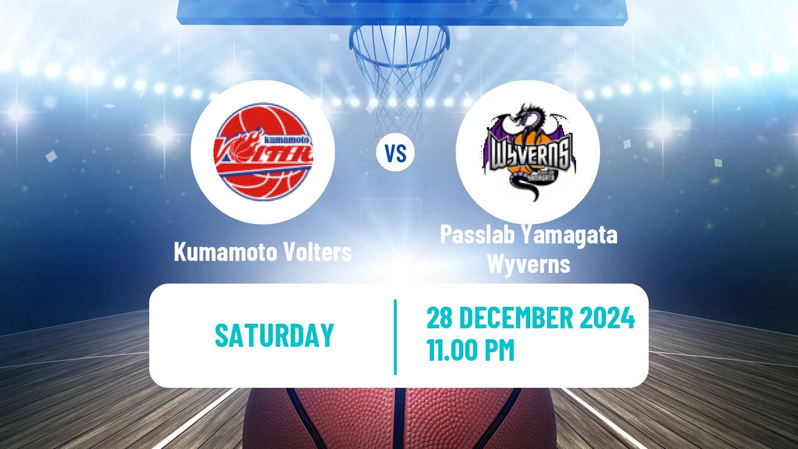 Basketball Japan B2 League Basketball Kumamoto Volters - Passlab Yamagata Wyverns