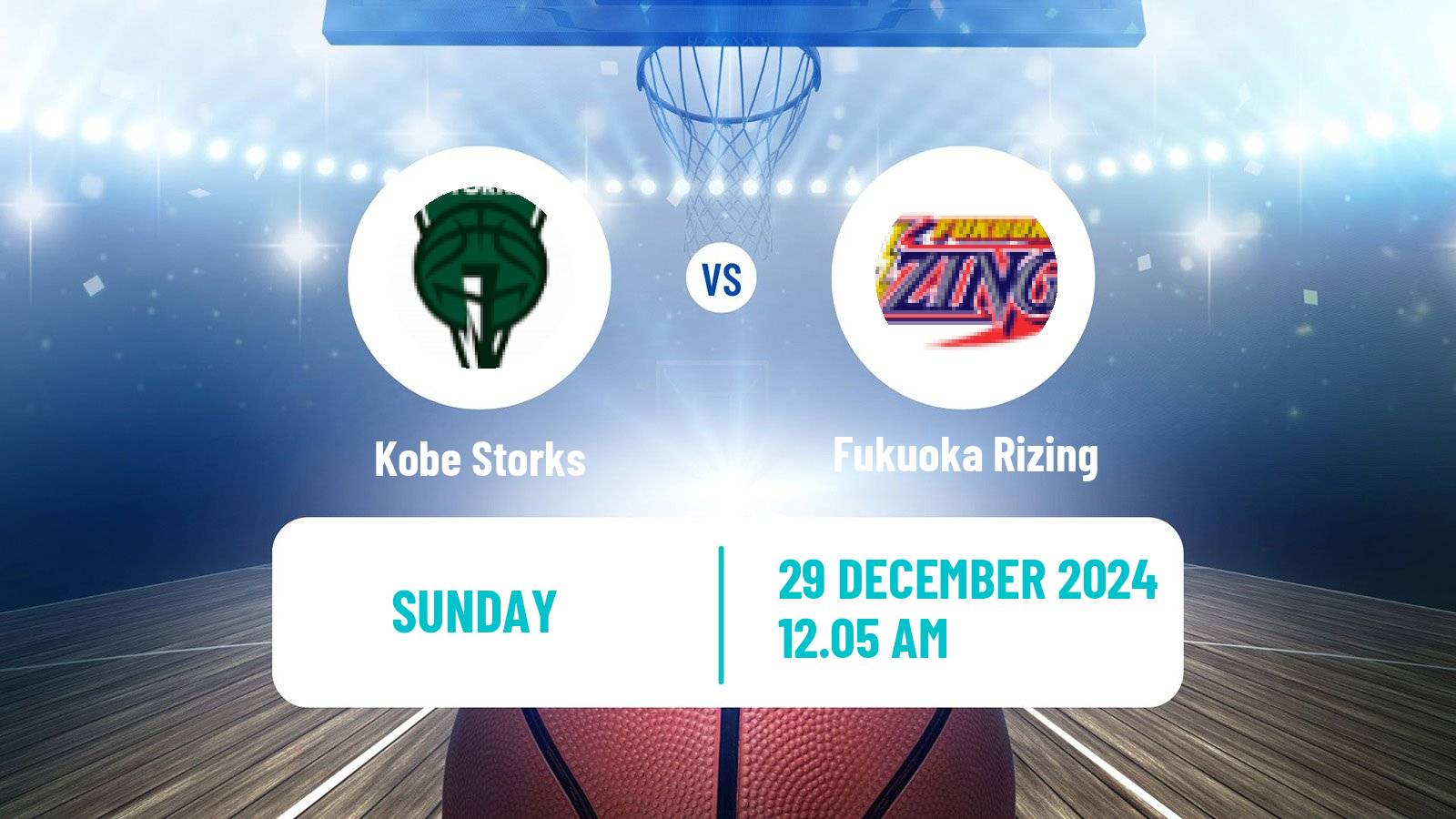 Basketball Japan B2 League Basketball Kobe Storks - Fukuoka Rizing