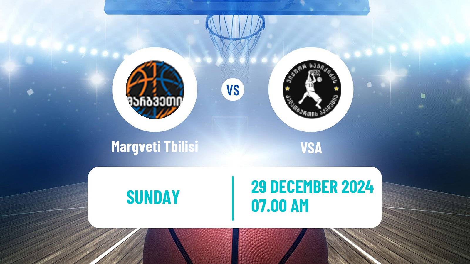 Basketball Georgian Superleague Basketball Margveti Tbilisi - VSA