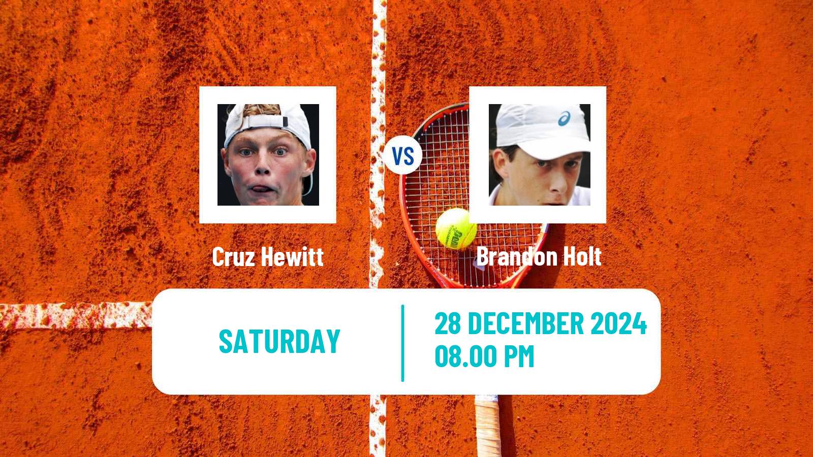 Tennis Canberra Challenger Men Cruz Hewitt - Brandon Holt