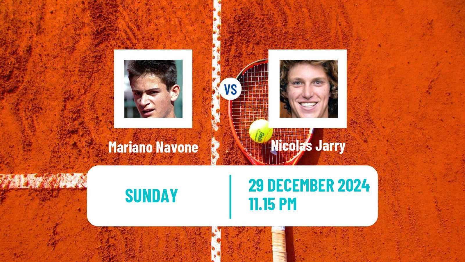 Tennis ATP Brisbane Mariano Navone - Nicolas Jarry