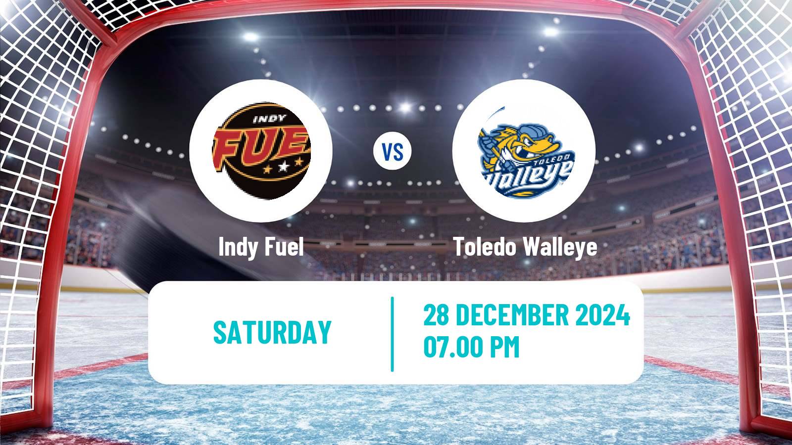 Hockey ECHL Indy Fuel - Toledo Walleye