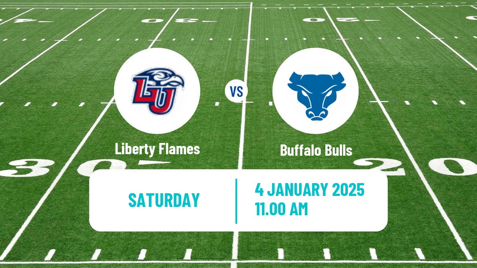 American football NCAA College Football Liberty Flames - Buffalo Bulls