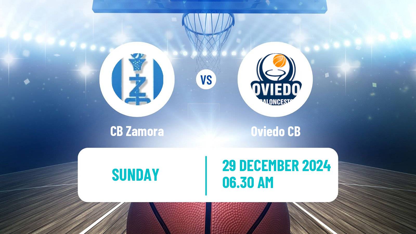 Basketball Spanish LEB Oro Zamora - Oviedo