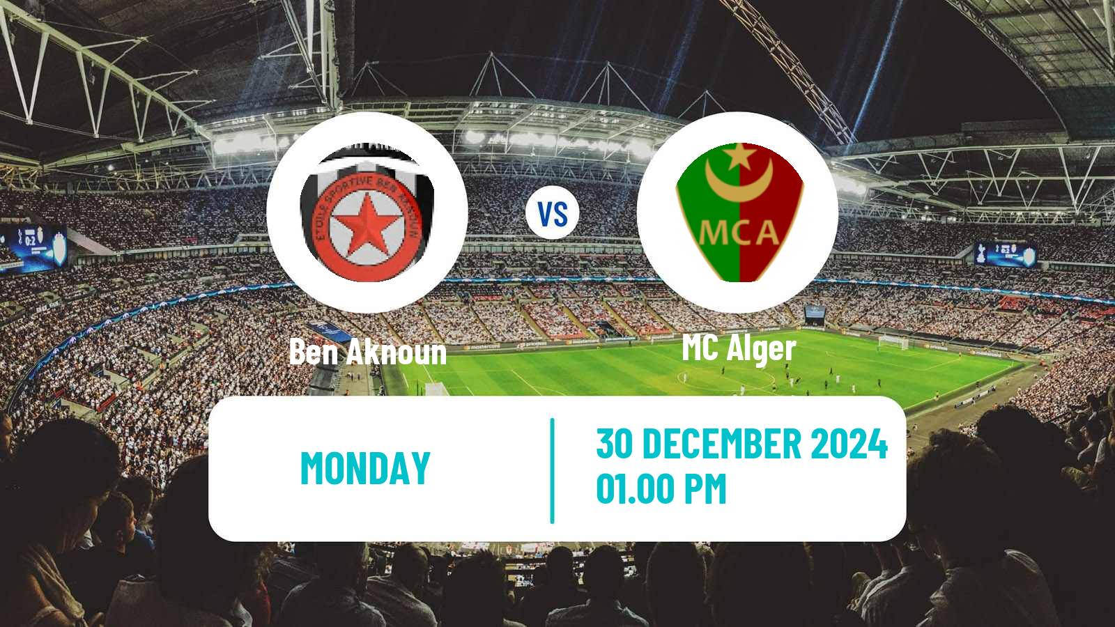 Soccer Algerian Cup Ben Aknoun - MC Alger